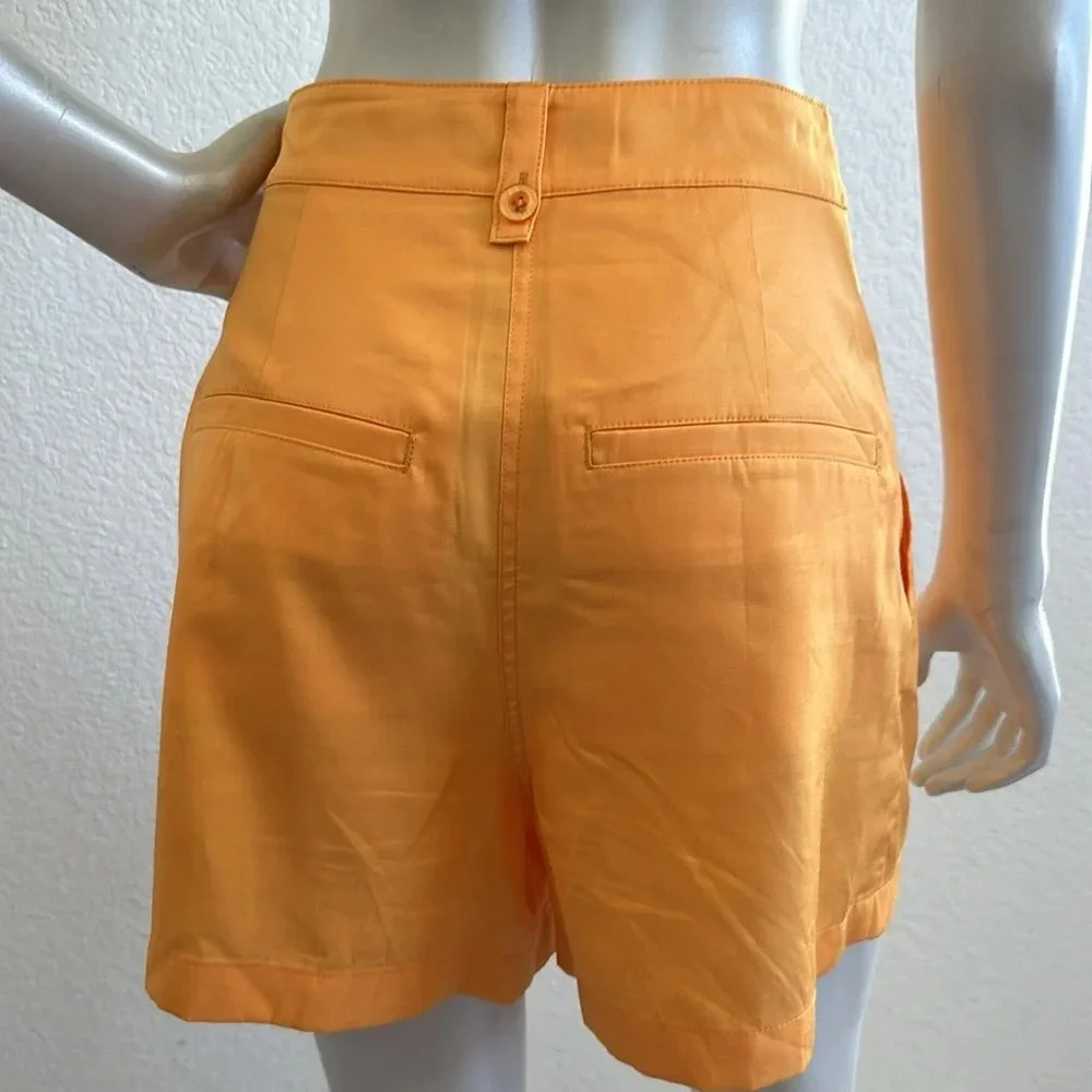NWOT L'Academie The Roxy Short in Orange - Picture 9 of 11